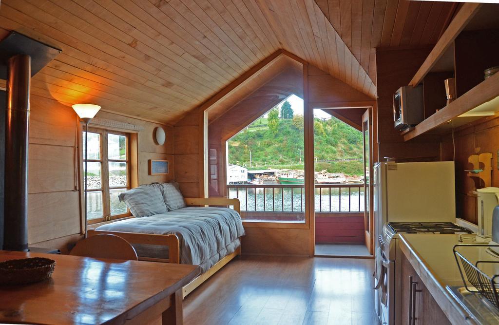 Palafito Azul Apart Hotel Кастро Стая снимка